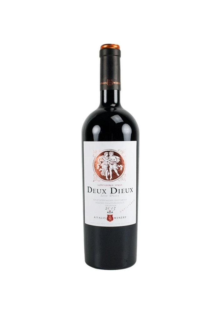 Ερυθρός Ξηρός Οίνος DEUX DIEUX ΟΙΝΟΠΟΙΙΑ ΑΪΒΑΛΗ 750ml