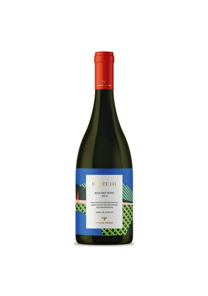 Ερυθρός Ξηρός Οίνος ROUTE 111 ΟΙΝΟΠΟΙΕΙΟ ΤΡΟΥΠΗ 750ml