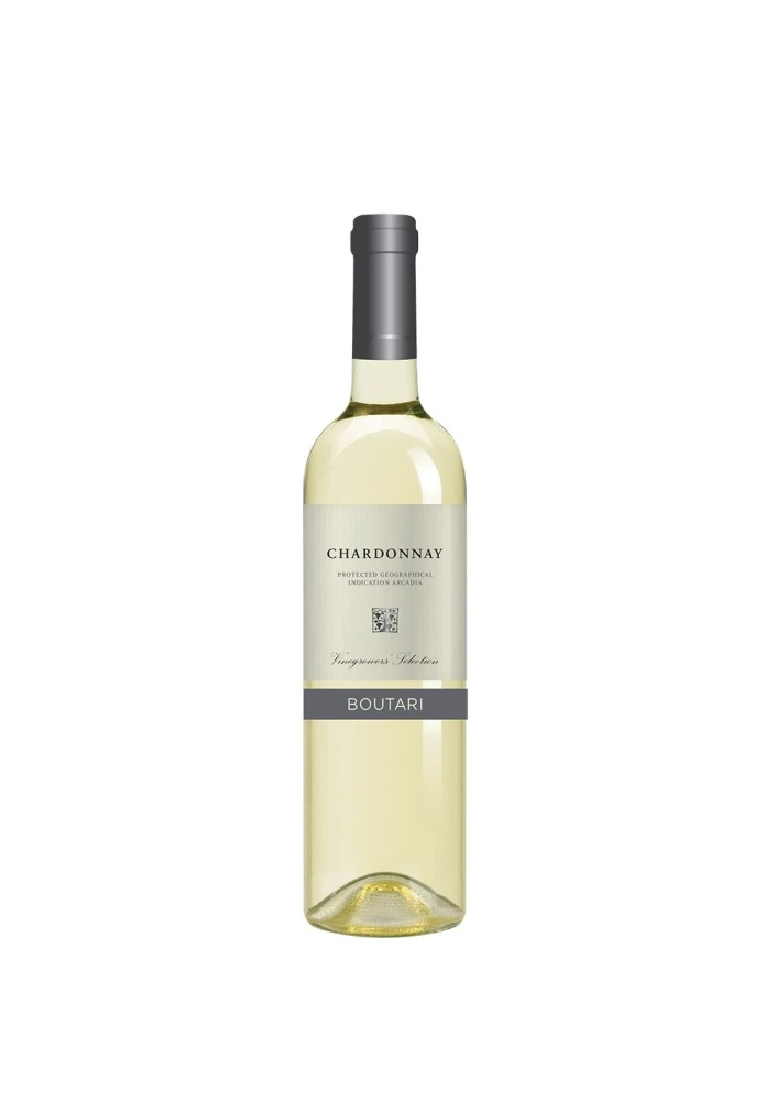 Λευκός Ξηρός Οίνος Chardonnay ΟΙΝΟΠΟΙΪΑ ΜΠΟΥΤΑΡΗ 750ml