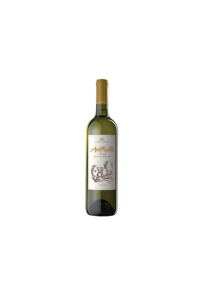 Λευκός ξηρός Οίνος Sauvignon Blanc Αμέθυστος ΚΤΗΜΑ ΚΩΣΤΑ ΛΑΖΑΡΙΔΗ 750ml