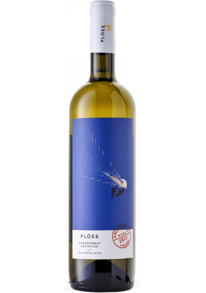 Λευκός Ξηρός Οίνος Chardonnay Ασύρτικο Ploes AMALAGOS WINES 750ml