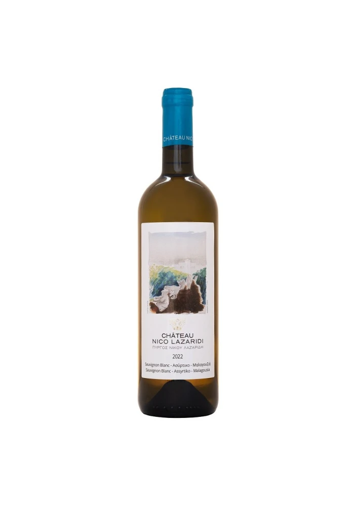 Λευκός Ξηρός Οίνος Chateau ΝΙΚΟΣ ΛΑΖΑΡΙΔΗΣ 750ml