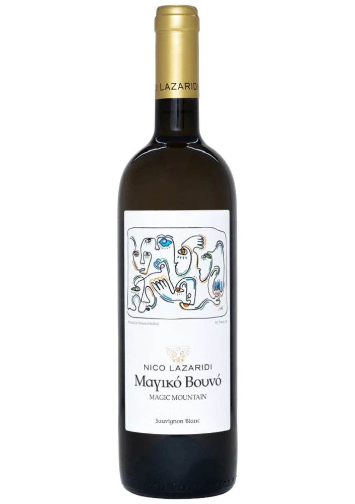 Λευκός Ξηρός Οίνος Μαγικό Βουνό ΝΙΚΟΣ ΛΑΖΑΡΙΔΗΣ 750ml