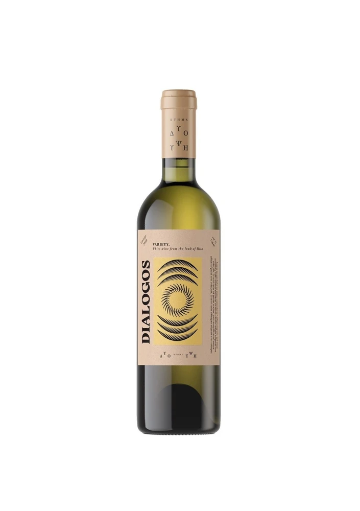 Λευκός Ξηρός Οίνος Διάλογος ΚΤΗΜΑ ΔΥΟ ΥΨΗ 750ml