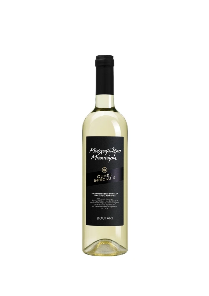 Λευκός Ξηρός Οίνος Μοσχοφίλερο Cuvee Speciale ΟΙΝΟΠΟΙΪΑ ΜΠΟΥΤΑΡΗ 750ml