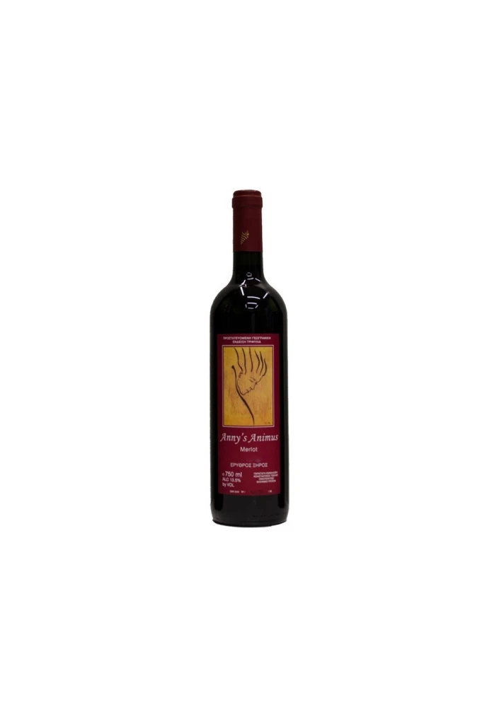 Ερυθρός Ξηρός Οίνος Merlot Anny's Animus ΟΙΝΟΠΟΙΗΤΙΚΗ ΤΣΩΛΗΣ 750ml