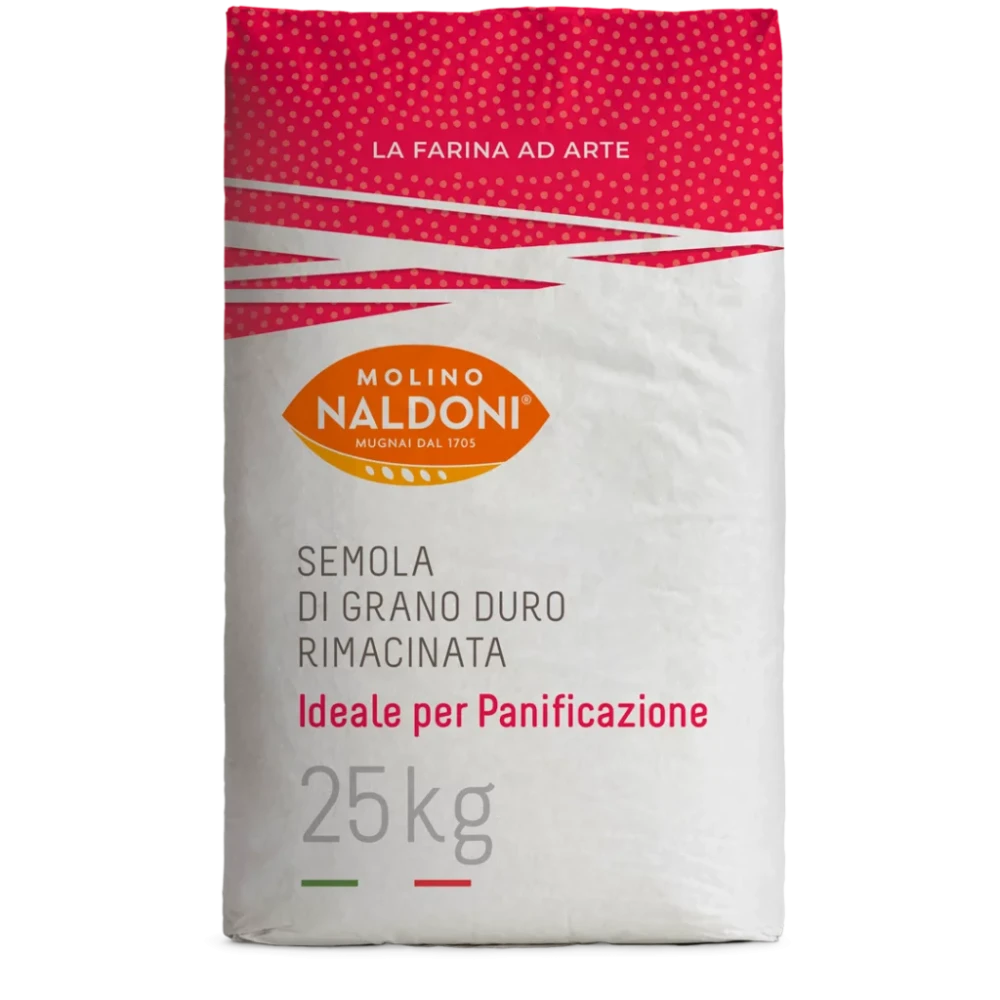 Αλεύρι Ιταλίας Semola Rimacinata MOLINO NALDONI 25kg