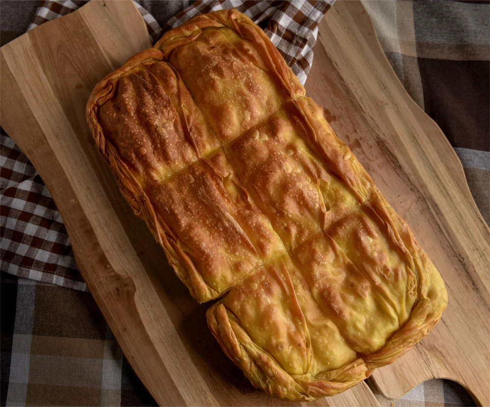 Χωριάτικη Πίτα Σπανάκι σε Ταψί 6αρα BRIOCHE 1,7kg (5x1,7kg)