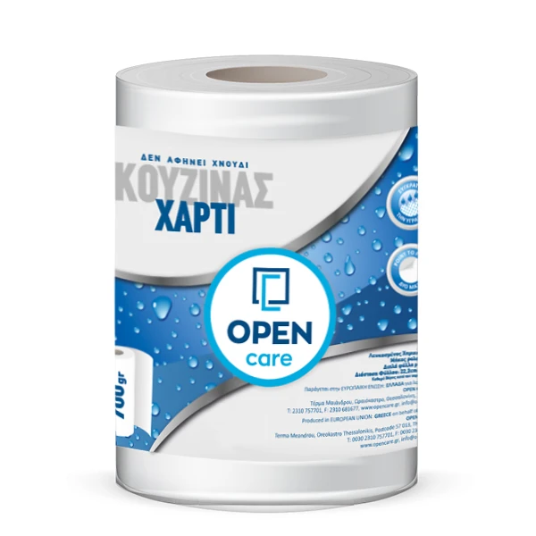 Χαρτί Κουζίνας 2Φ OPEN CARE 700gr (6x700gr)