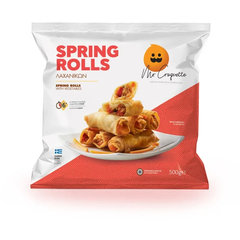 Spring Rolls Λαχανικών 50gr MR CROQUETTE 1kg