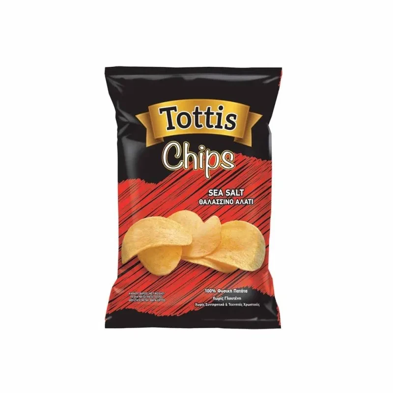 Πατατάκια Αλάτι TOTTIS 90gr (17x90gr)