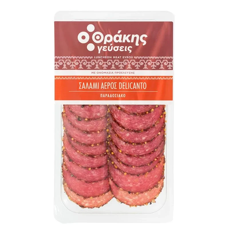 Σαλάμι Αέρος σε Φέτες Delicanto ΘΡΑΚΗΣ ΓΕΥΣΕΙΣ 100gr
