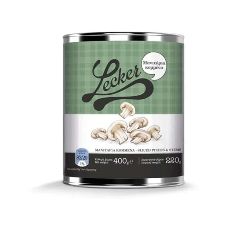 Μανιτάρι Κομμένο LECKER 400gr