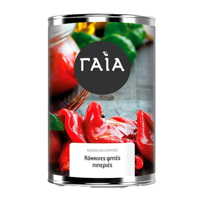 Πιπεριές Φλωρίνης Ψητές Κονσέρβα ΓΑΙΑ 4,25kg