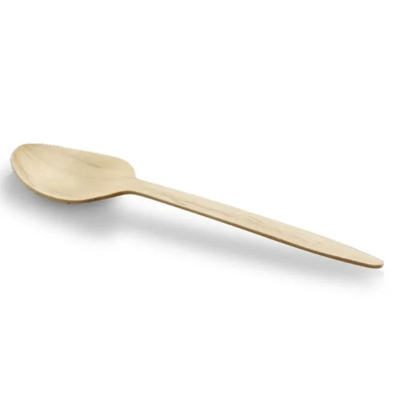 Κουτάλια Ξύλινα Φαγητού 100τμχ