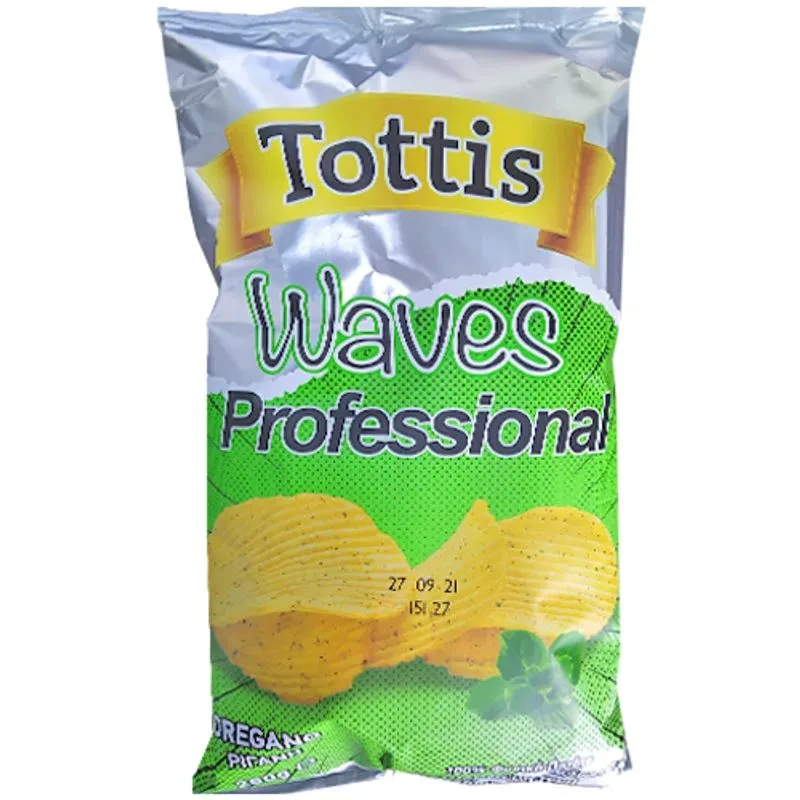 Πατατάκι Κυματιστό Ρίγανη TOTTIS 280gr (15x280gr)