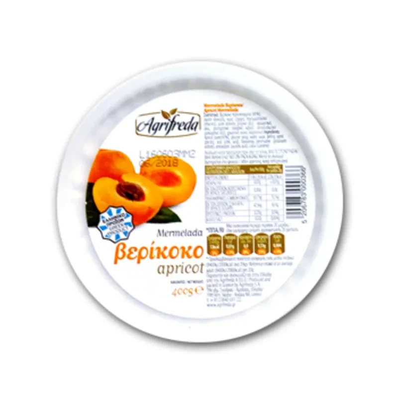 Μαρμελάδα Βερίκοκο Τάπερ AGRIFREDA 400gr