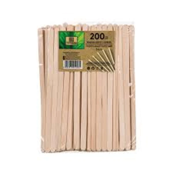 Αναδευτήρας Καφέ Ξύλινος 14cm TESSERA 200τμχ