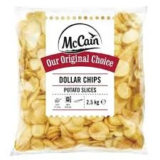 Πατάτες σε Φέτες Dollar Chips MC CAIN 2,5kg
