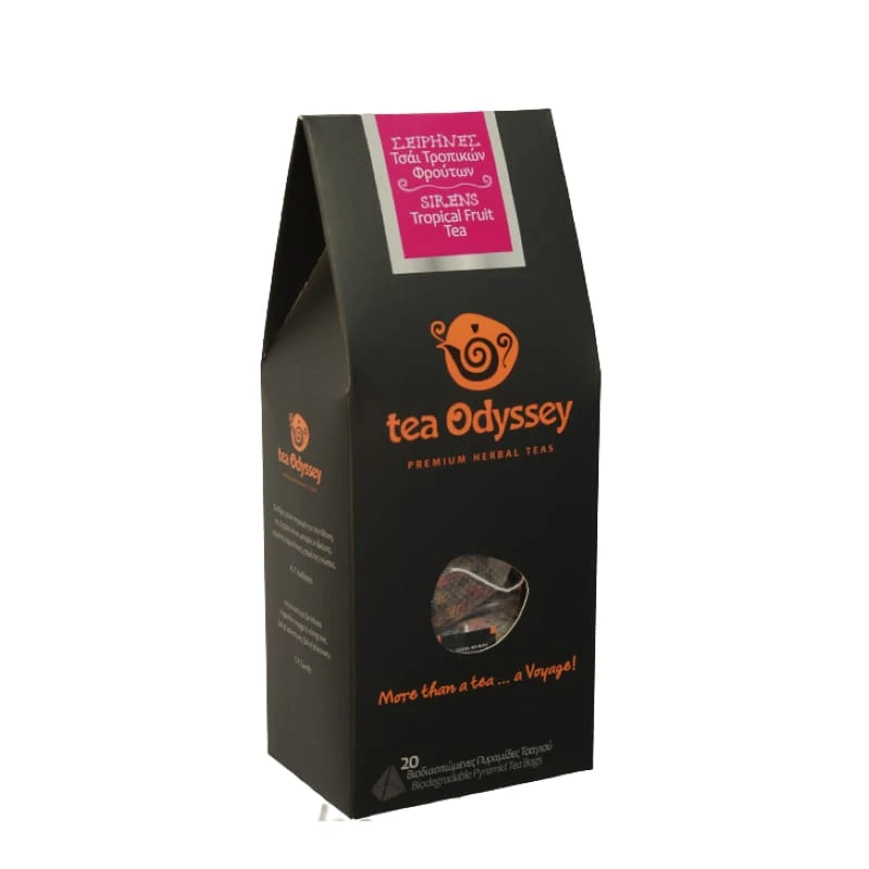 Τσάι Ιβίσκος "Σειρήνες" Bio με Τροπικά Φρούτα ODYSSEY 20τμχ (20x60gr)