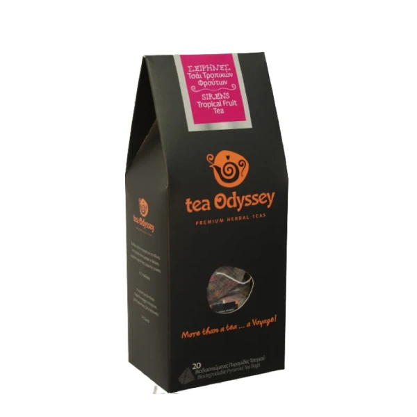 Τσάι Ιβίσκος "Σειρήνες" Bio με Τροπικά Φρούτα ODYSSEY 20τμχ (20x60gr)