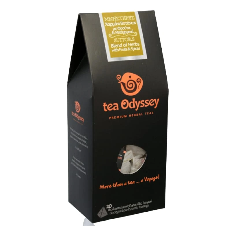 Τσάι Πράσινο "Μνηστήρες" Bio με Φρούτα & Μπαχαρικά ODYSSEY 20τμχ (20x60gr)