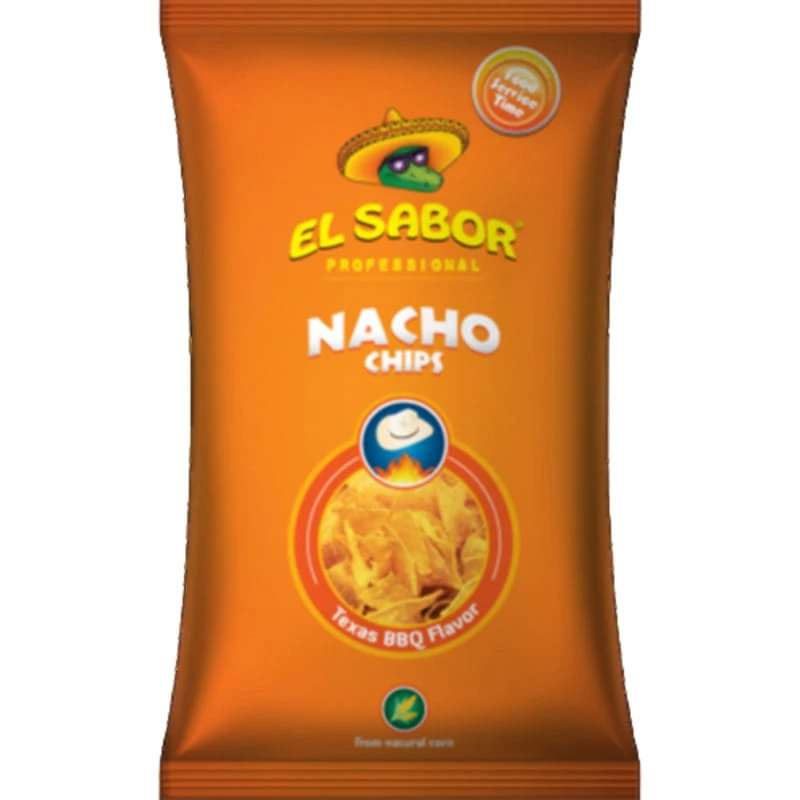 Nacho Chips Barbeque EL SABOR 425gr (8x425gr)