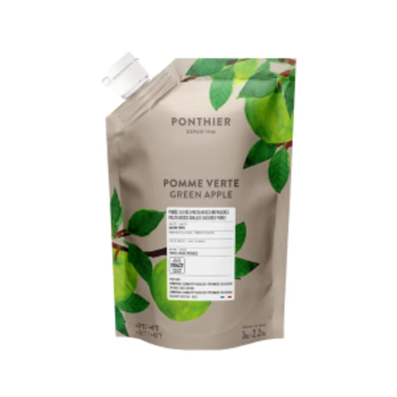 Πουρές Φρούτων Green Apple σε Ασκό PONTHIER 1kg