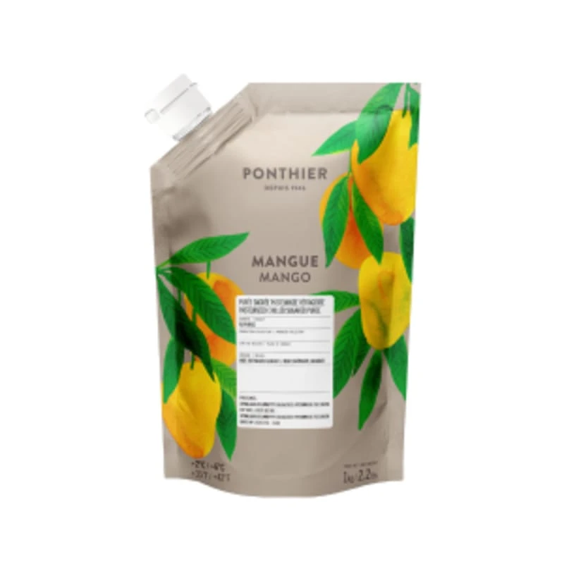 Πουρές Φρούτων Mango σε Ασκό PONTHIER 1kg