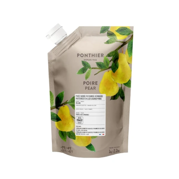 Πουρές Φρούτων Pear σε Ασκό PONTHIER 1kg