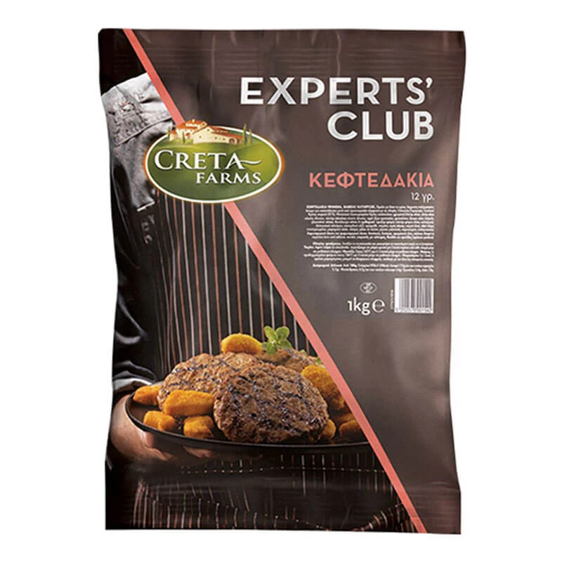 Κεφτεδάκια Προψημένα Κατεψυγμένα EXPERTS CLUB CRETA FARM 1kg