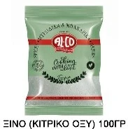 Ξινό (Κιτρικό Οξύ) σε Φακελάκι ALCO 100gr (10x100gr)