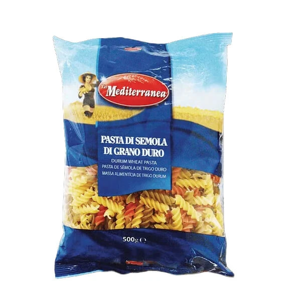 Ζυμαρικό Βίδες (Fusilli) Τρικολόρε LA MEDITERRANEA 500gr