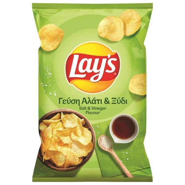 Πατατάκια με Γεύση Αλάτι & Ξύδι LAY'S 95gr