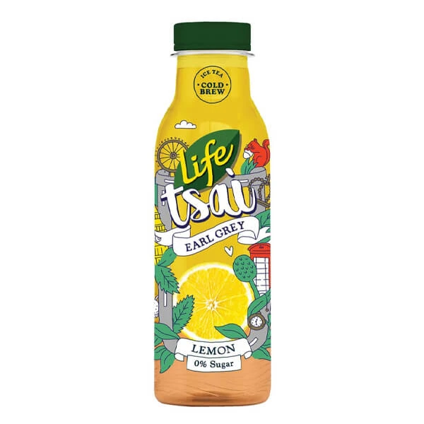 Τσάι Earl Gray με Γεύση Λεμόνι LIFE 500ml