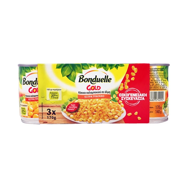 Καλαμπόκι Gold Family Pack BONDUELLE 170gr (3x170gr)