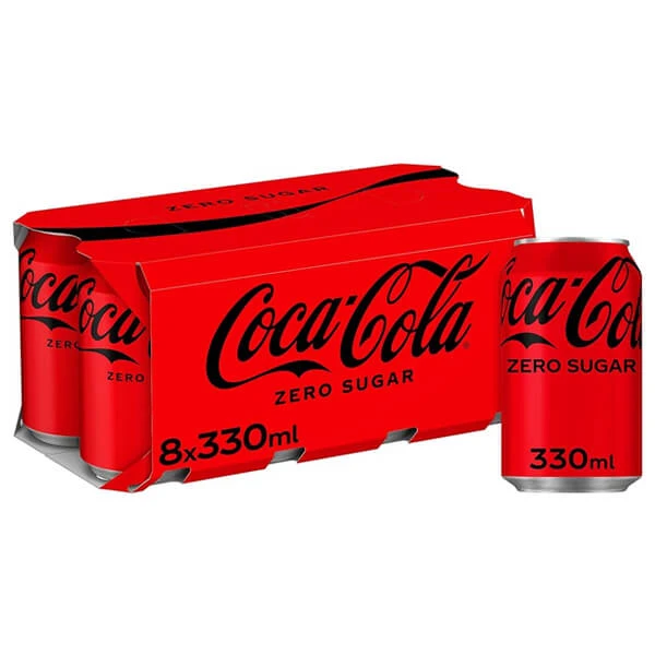 Αναψυκτικό Zero COCA COLA 330ml (8x330ml)