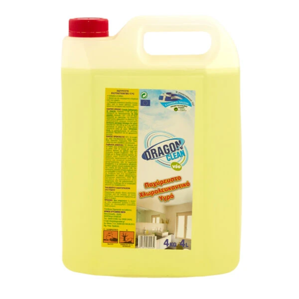 Χλώριο Παχύρευστο Λεμόνι D-Chlor Ultra DRAGON CLEAN 13lt