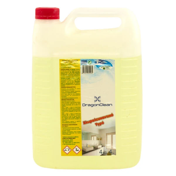 Χλωροκαθαριστικό Λεμόνι Dragon Clean D-Chlor 4lt