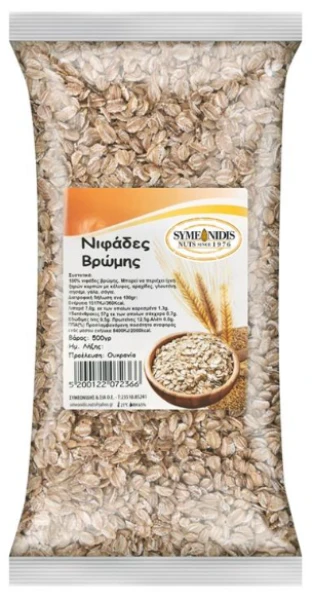 Νιφάδες Βρώμης ΚΤΗΜΑ ΣΥΜΕΩΝΙΔΗ 500gr