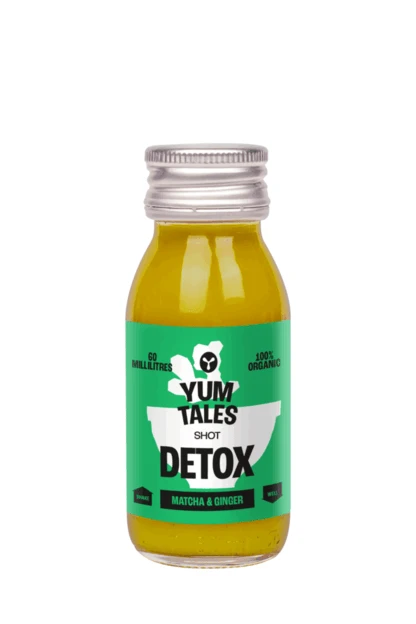 Σφηνάκι Ευεξίας Τζίντζερ & Μάτσα YUM TALES 60ml