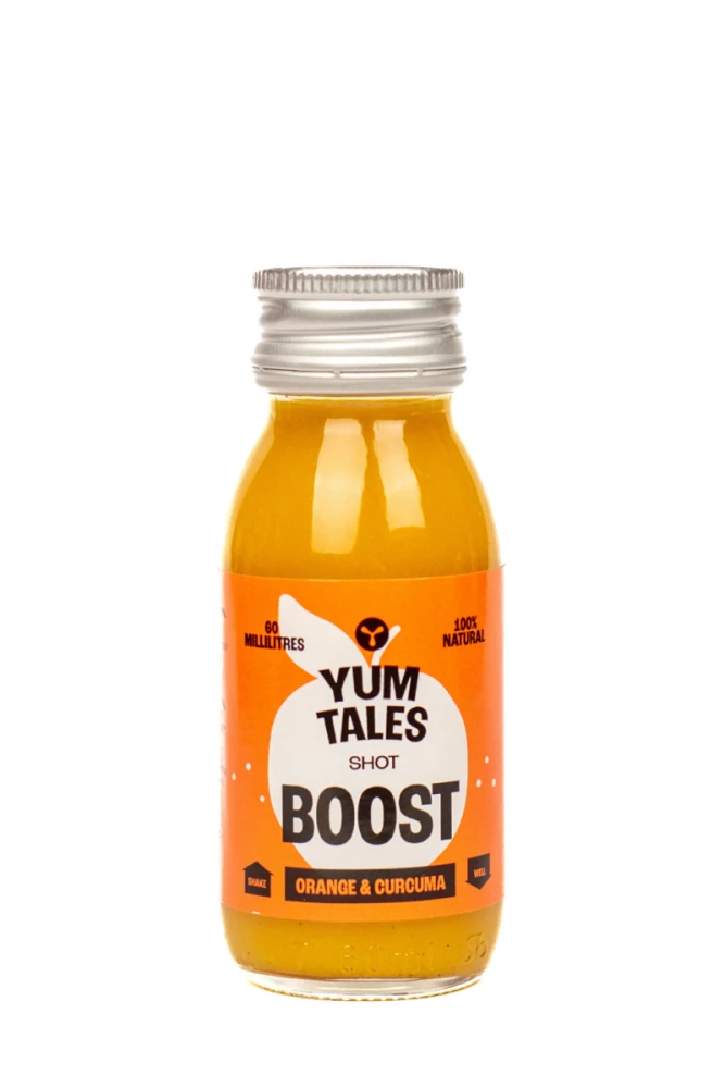 Σφηνάκι Ευεξίας Πορτοκάλι & Κουρκουμάς YUM TALES 60ml