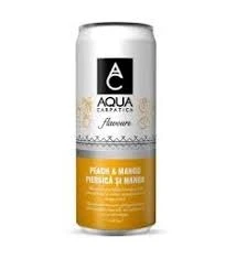 Ανθρακούχο Νερό με Άρωμα Peach & Mango AQUA CARPATICA 330ml