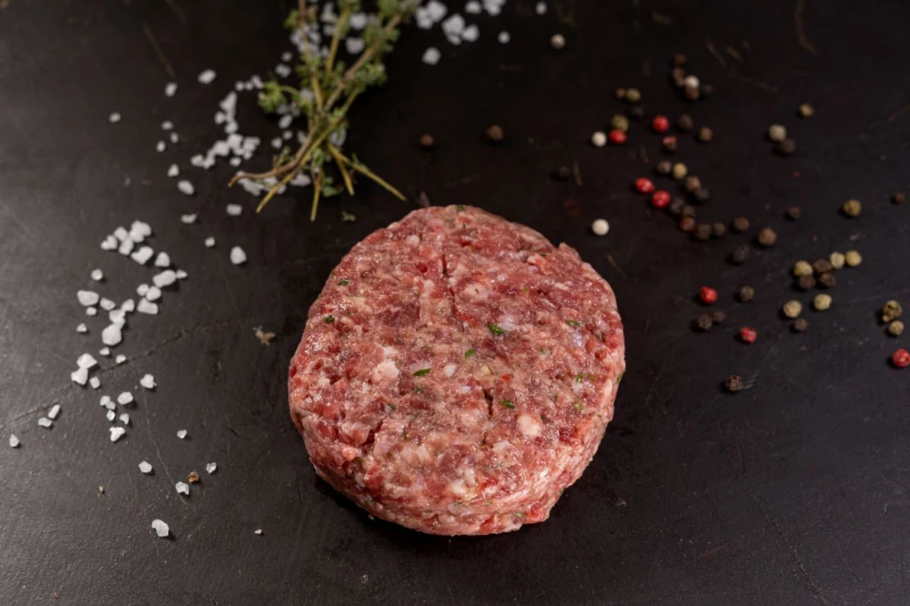 Μπιφτέκι Κατεψυγμένο Μόσχου 80gr I/P EXECUTIVE MEAT PRODUCTS ~7.5kg