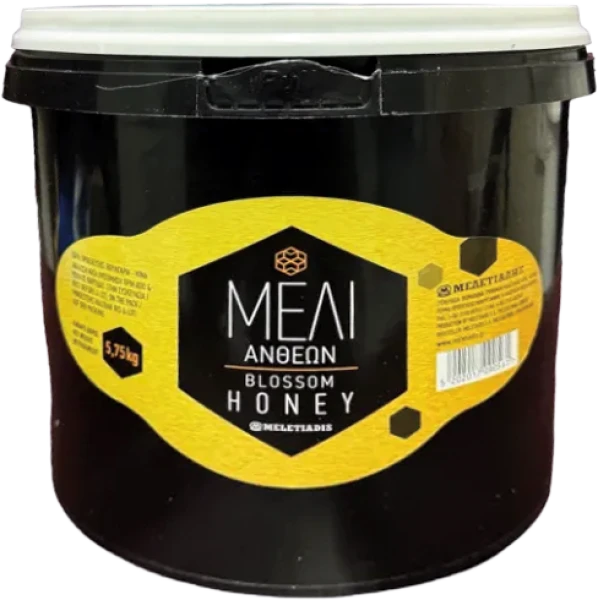 Μέλι Ανθέων σε Κουβά ΜΕΛΕΤΙΑΔΗΣ 5,75kg