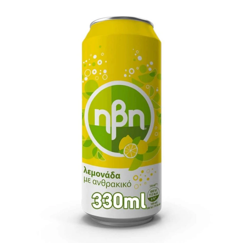 Αναψυκτικό Λεμονάδα σε Κουτί ΗΒΗ 330ml (24x330ml)