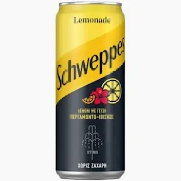 Αναψυκτικό Λεμόνι & Περγαμόντο SCHWEPPES 330ml (24x330ml)