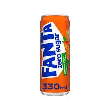Αναψυκτικό Πορτοκαλάδα Ζero FANTA 330ml (24x330ml)