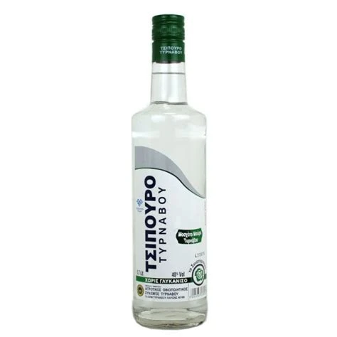 Τσίπουρο Χωρίς Γλυκάνισο 40% ΑΟΣ ΤΥΡΝΑΒΟΥ 700ml
