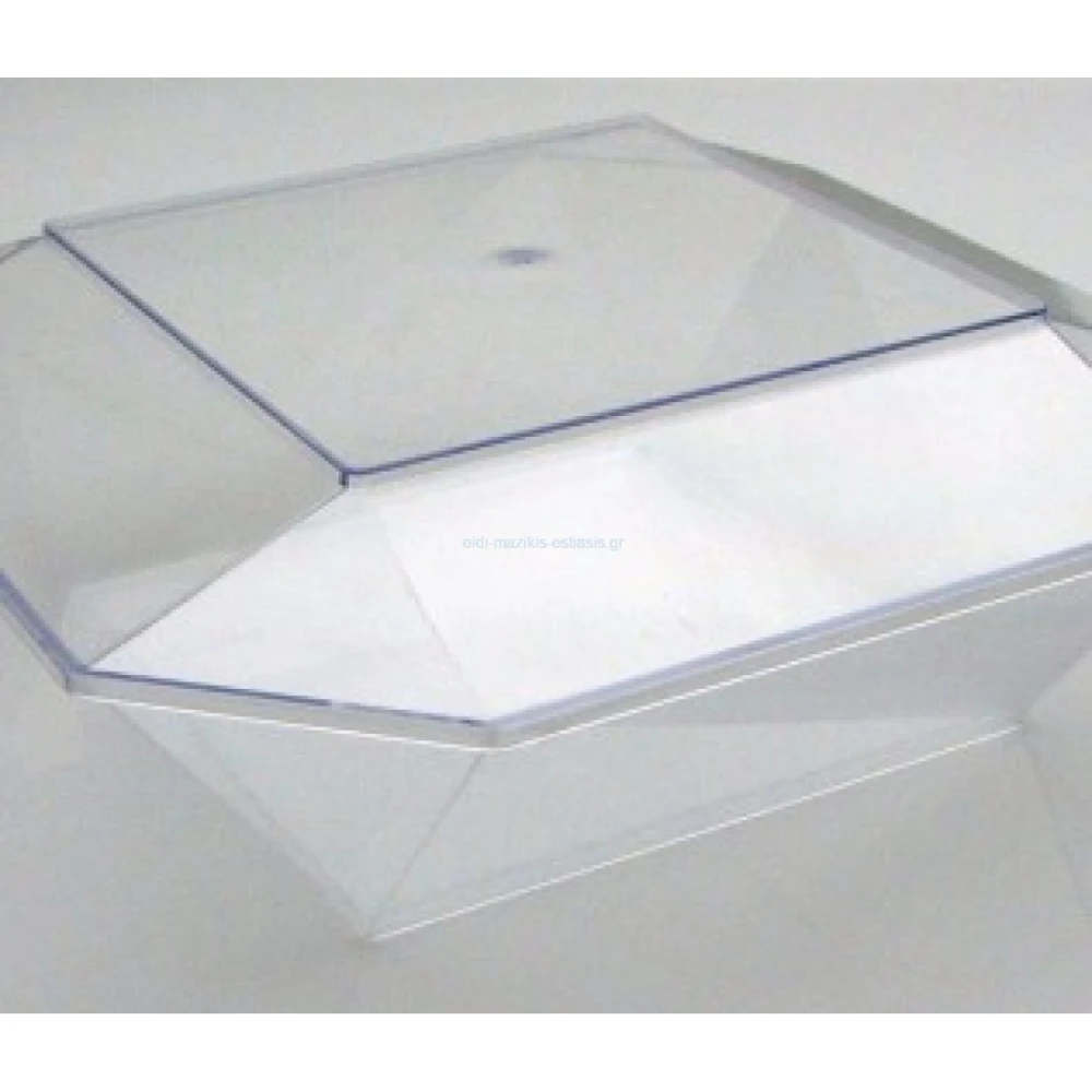 Καπάκι για Μπωλ Οκτάπλευρο Διαφανές 1000cc DK GROUP 10τμχ